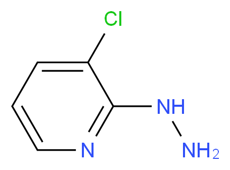 3-Chloro-2-hydrazinopyridine_分子结构_CAS_22841-92-5)