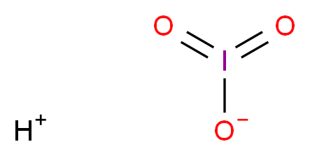 hydrogen iodate_分子结构_CAS_7782-68-5