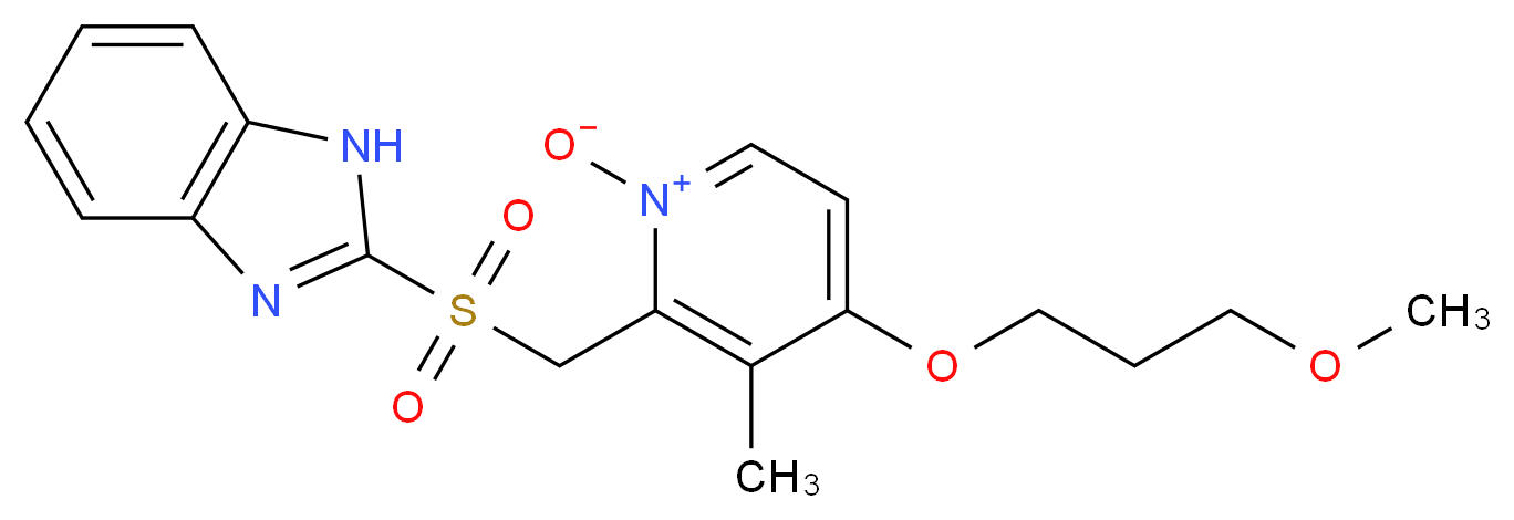 Rabeprazole Sulfone N-Oxide_分子结构_CAS_924663-37-6)