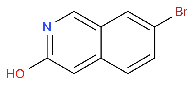 7-bromoisoquinolin-3-ol_分子结构_CAS_662139-46-0