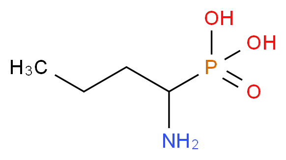 (1-aminobutyl)phosphonic acid_分子结构_CAS_13138-36-8