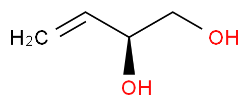(2S)-but-3-ene-1,2-diol_分子结构_CAS_62214-39-5