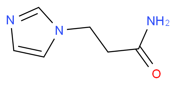 3-(1H-Imidazol-1-yl)propanamide_分子结构_CAS_)
