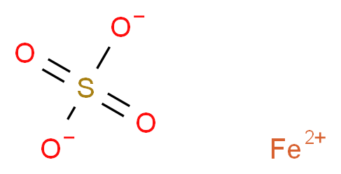 λ<sup>2</sup>-iron(2+) ion sulfate_分子结构_CAS_7720-78-7