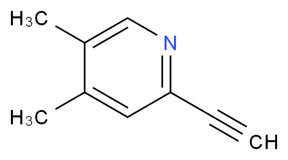 2-ethynyl-4,5-dimethylpyridine_分子结构_CAS_512197-95-4)