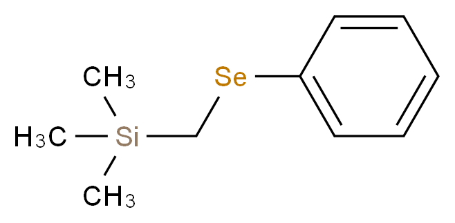 trimethyl[(phenylselanyl)methyl]silane_分子结构_CAS_56253-60-2