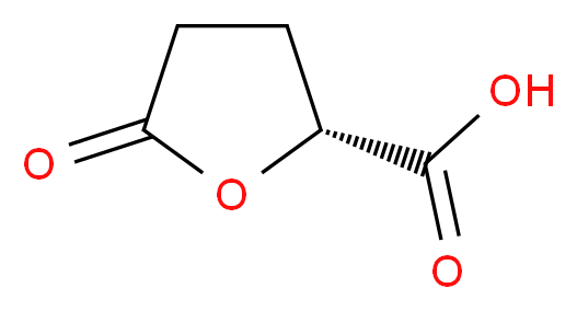 (R)-(-)-5-氧代-2-四氢呋喃羧酸_分子结构_CAS_53558-93-3)
