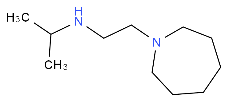 [2-(azepan-1-yl)ethyl](propan-2-yl)amine_分子结构_CAS_532407-05-9