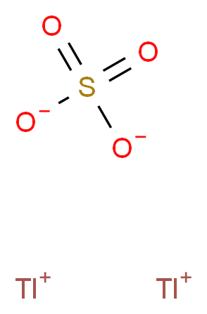 THALLIUM SULFATE (OUS)_分子结构_CAS_7446-18-6)