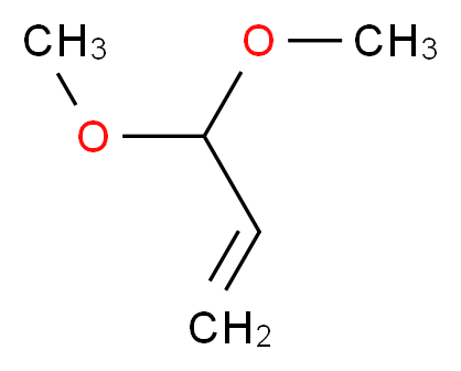 3,3-dimethoxyprop-1-ene_分子结构_CAS_6044-68-4