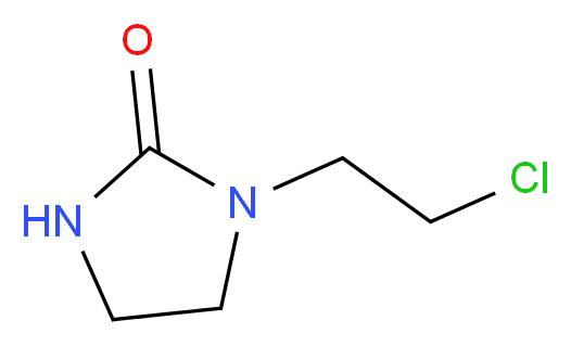 1-(2-Chloroethyl)-2-imidazolidinone_分子结构_CAS_2387-20-4)