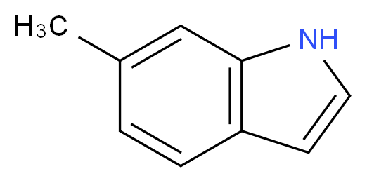 6-methyl-1H-indole_分子结构_CAS_3420/2/8