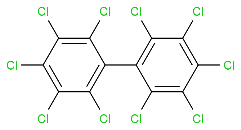 十氯联苯 溶液_分子结构_CAS_2051-24-3)