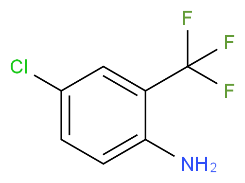 2-氨基-5-氯三氟甲苯_分子结构_CAS_445-03-4)