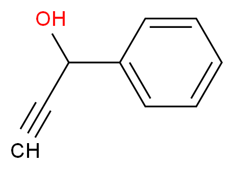 1-phenylprop-2-yn-1-ol_分子结构_CAS_4187-87-5