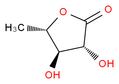 5-Deoxy-L-arabino-1,4-lactone_分子结构_CAS_76647-70-6)