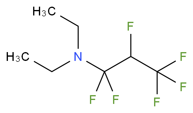 diethyl(1,1,2,3,3,3-hexafluoropropyl)amine_分子结构_CAS_309-88-6