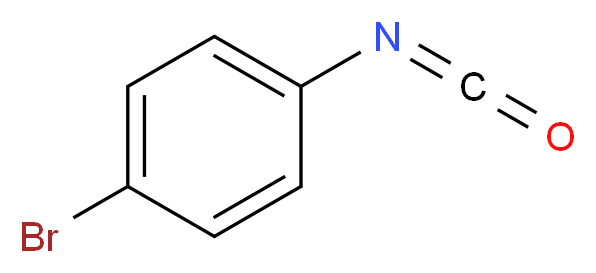 1-bromo-4-isocyanatobenzene_分子结构_CAS_2493-02-9