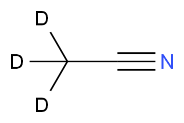 (<sup>2</sup>H<sub>3</sub>)acetonitrile_分子结构_CAS_2206-26-0