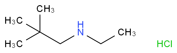 N-Ethyl-2,2-dimethyl-1-propanamine hydrochloride_分子结构_CAS_)