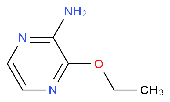 2-Amino-3-ethoxypyrazine_分子结构_CAS_89464-86-8)