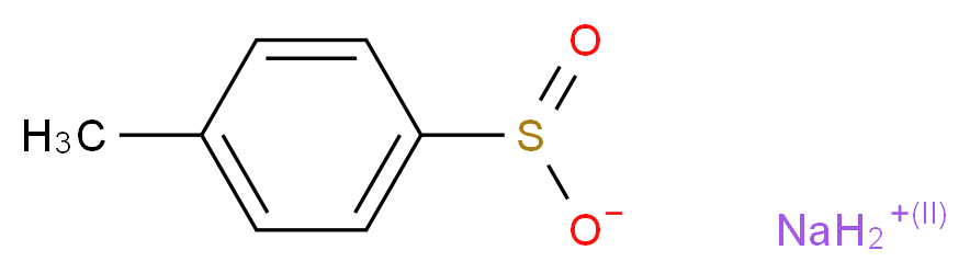 对甲苯亚磺酸钠_分子结构_CAS_824-79-3)