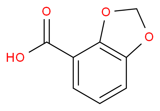 2H-1,3-benzodioxole-4-carboxylic acid_分子结构_CAS_5768-39-8