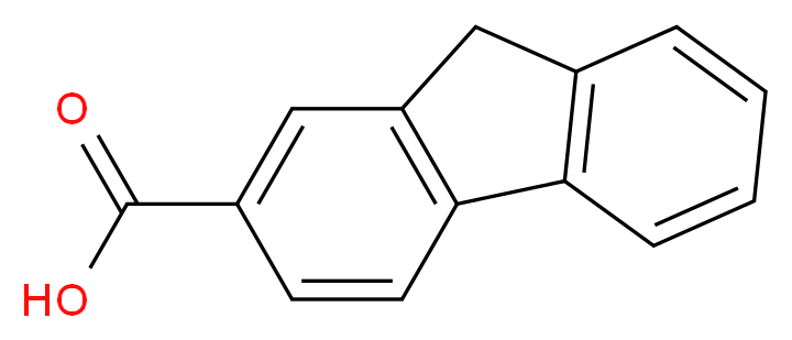 9H-fluorene-2-carboxylic acid_分子结构_CAS_7507-40-6)