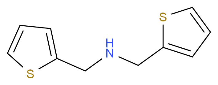 bis(thiophen-2-ylmethyl)amine_分子结构_CAS_58703-21-2