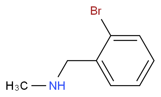 [(2-bromophenyl)methyl](methyl)amine_分子结构_CAS_698-19-1