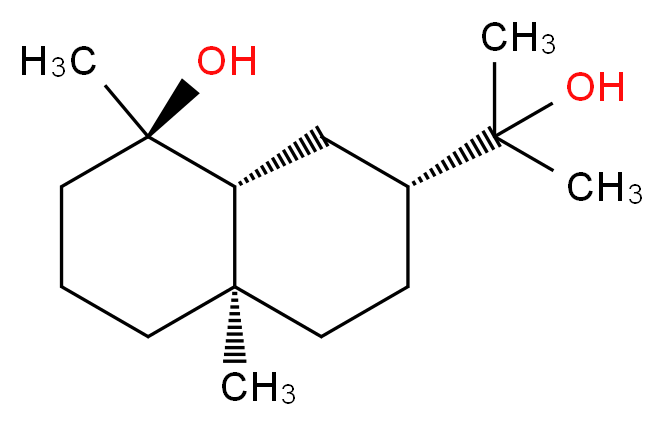 Cryptomeridiol_分子结构_CAS_4666-84-6)