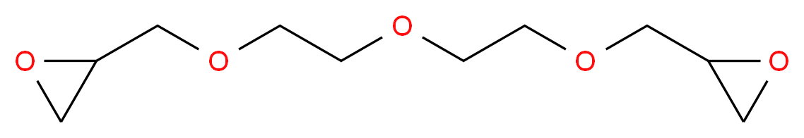 2-({2-[2-(oxiran-2-ylmethoxy)ethoxy]ethoxy}methyl)oxirane_分子结构_CAS_4206-61-5