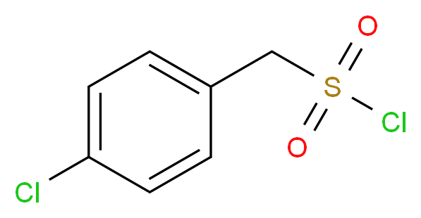 [(4-Chlorophenyl)methyl]sulphonyl chloride_分子结构_CAS_6966-45-6)