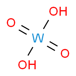 钨酸_分子结构_CAS_7783-03-1)