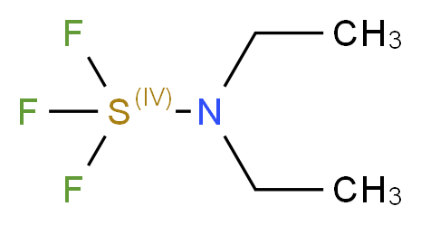 Diethylaminosulfur trifluoride_分子结构_CAS_38078-09-0)