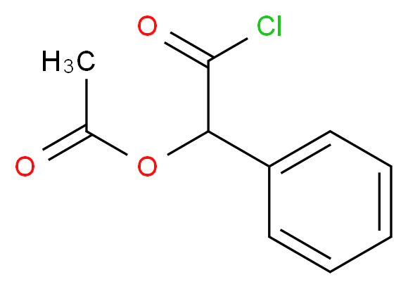 ACETYLMANDELIC CHLORIDE_分子结构_CAS_1638-63-7)