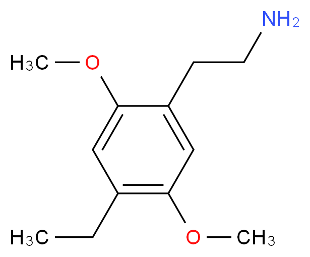 2-(4-ethyl-2,5-dimethoxyphenyl)ethan-1-amine_分子结构_CAS_71539-34-9
