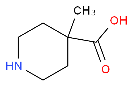 4-methyl-4-piperidinecarboxylic acid_分子结构_CAS_162648-32-0)