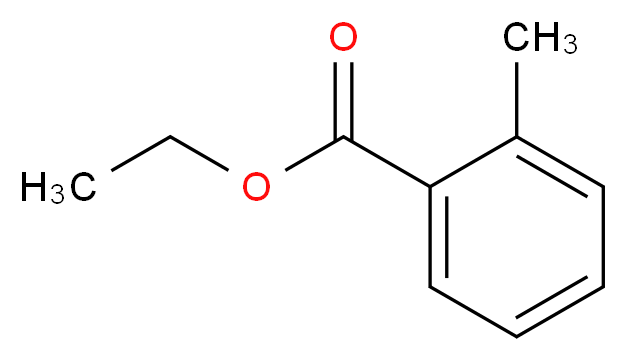 邻甲基苯甲酸乙酯_分子结构_CAS_87-24-1)