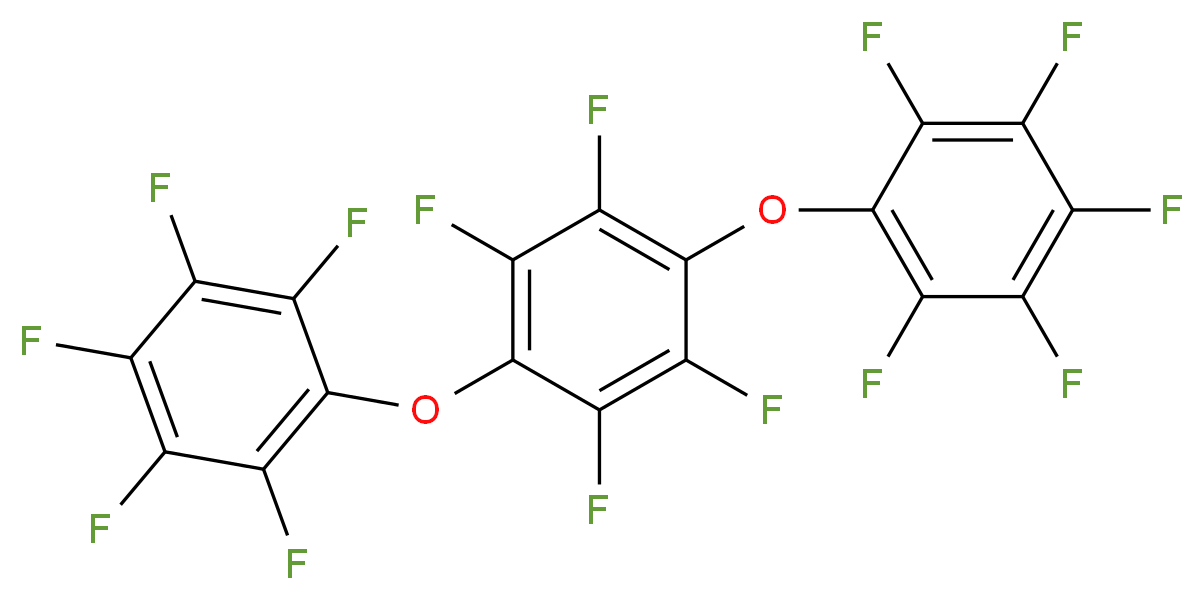 1,2,4,5-tetrafluoro-3,6-dipentafluorophenoxybenzene_分子结构_CAS_6804-37-1