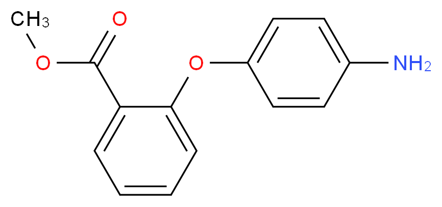 Methyl 2-(4-aminophenoxy)benzenecarboxylate_分子结构_CAS_)