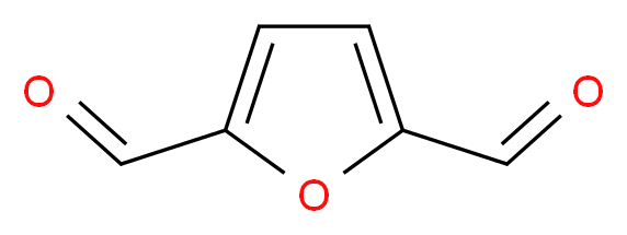 furan-2,5-dicarbaldehyde_分子结构_CAS_823-82-5
