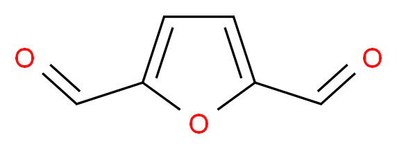 2,5-Furandicarboxaldehyde_分子结构_CAS_823-82-5)