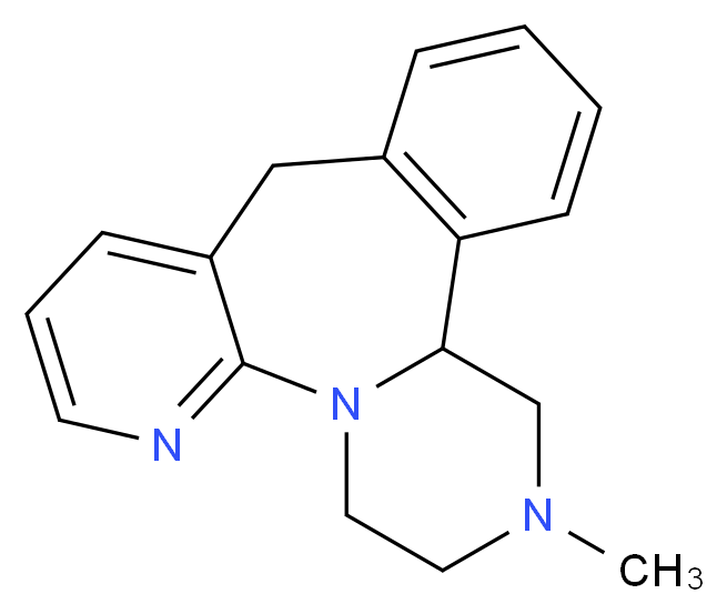 5-methyl-2,5,19-triazatetracyclo[13.4.0.0^{2,7}.0^{8,13}]nonadeca-1(15),8(13),9,11,16,18-hexaene_分子结构_CAS_61337-67-5)