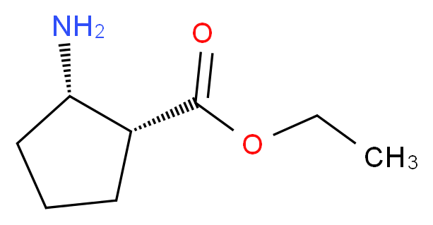 CIS-2-AMINO-CYCLOPENTANECARBOXYLIC ACID ETHYL ESTER_分子结构_CAS_114745-45-8)