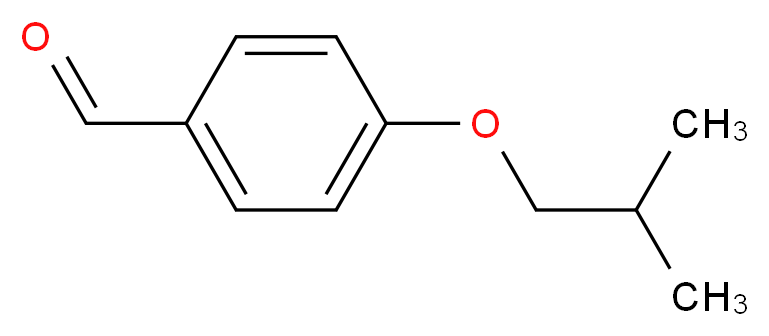 4-(2-methylpropoxy)benzaldehyde_分子结构_CAS_)