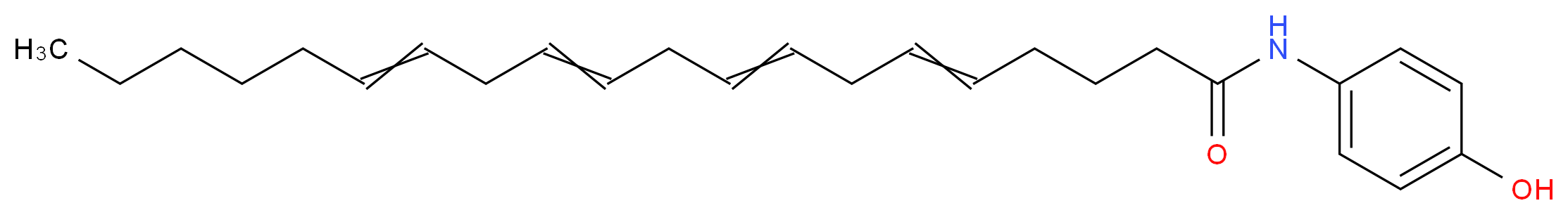 N-(4-Hydroxyphenyl)-arachidonylamide_分子结构_CAS_183718-77-6)