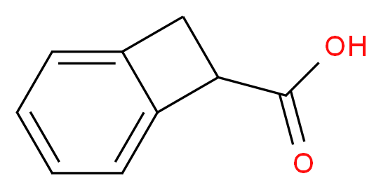 bicyclo[4.2.0]octa-1,3,5-triene-7-carboxylic acid_分子结构_CAS_14381-41-0