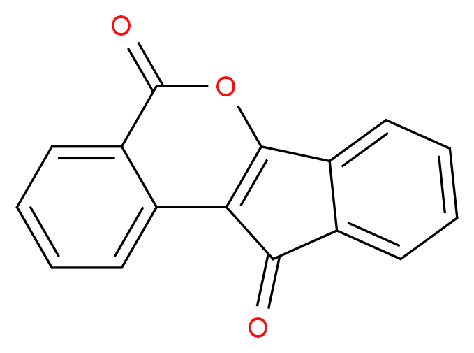 5H,11H-indeno[1,2-c]isochromene-5,11-dione_分子结构_CAS_5651-60-5