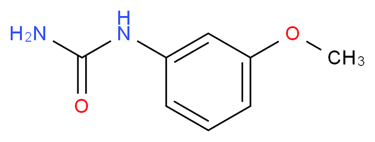 1-(3-Methoxyphenyl)urea_分子结构_CAS_139-77-5)